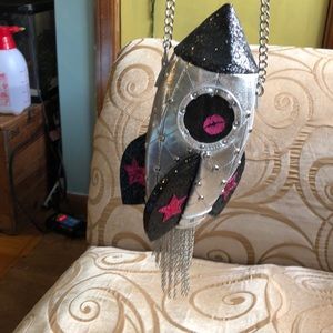 Betsey Johnson Rocket Ship Purse